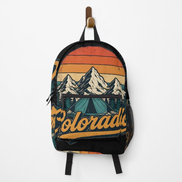 Item preview, Colorado Camping Retro Mountain Adventure Outdoor Nature Graphic Gift designed and sold by Zizo-DR44.