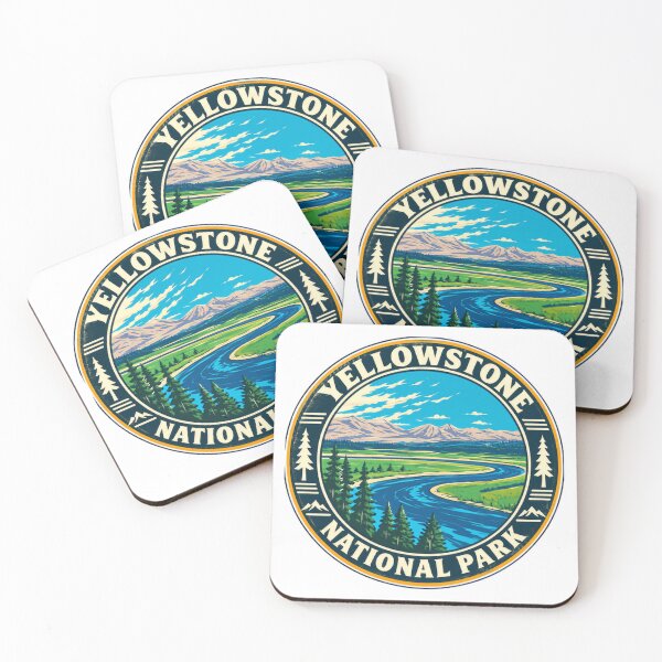 Item preview, Yellowstone National Park Travel Outdoor Adventure Souvenir designed and sold by JonesFlora2025.