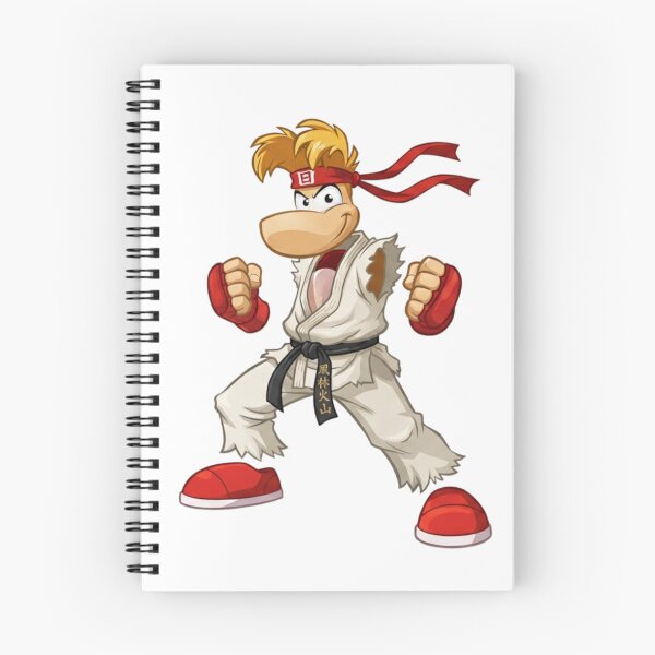 Item preview, Rayman steps into the ring styled precisely like Ryu from Street Fighter. designed and sold by gorillazone_co.