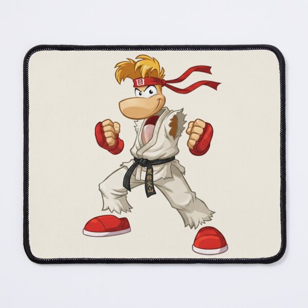 Item preview, Rayman steps into the ring styled precisely like Ryu from Street Fighter. designed and sold by gorillazone_co.