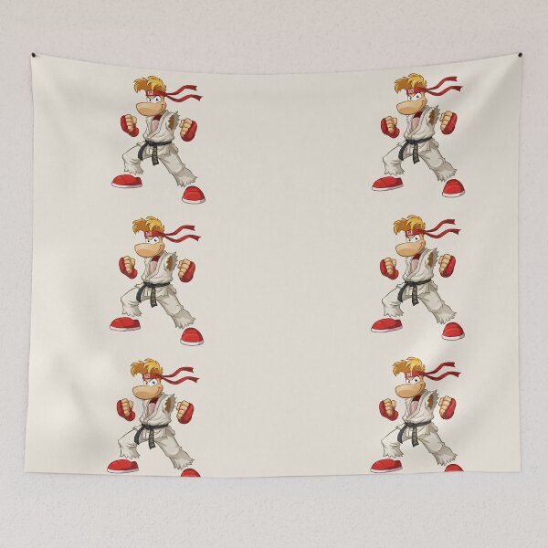 Item preview, Rayman steps into the ring styled precisely like Ryu from Street Fighter. designed and sold by gorillazone_co.