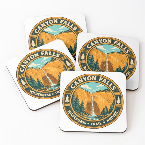 Item preview, Canyon Falls Wilderness Trail Nature Outdoor Hiking Travel Explorer Adventure Landscape designed and sold by NeedForParks.
