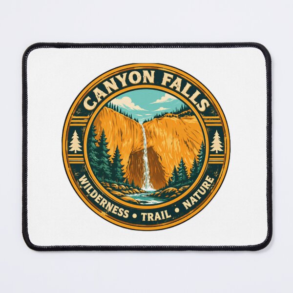 Item preview, Canyon Falls Wilderness Trail Nature Outdoor Hiking Travel Explorer Adventure Landscape designed and sold by NeedForParks.