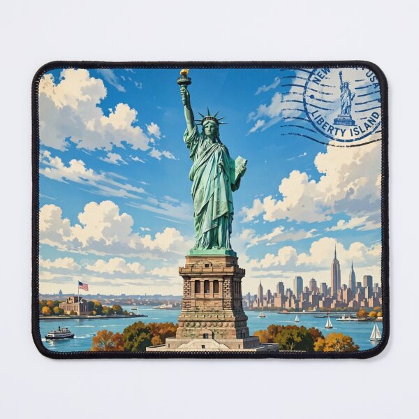 Item preview, United States – Statue of Liberty New York | Iconic Harbor & American Heritage designed and sold by DibujandoPorfa.