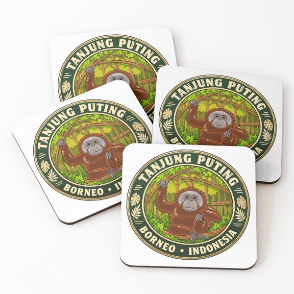 Item preview, Tanjung Puting Borneo Indonesia Orangutan Wildlife Travel Explorer designed and sold by NeedForParks.