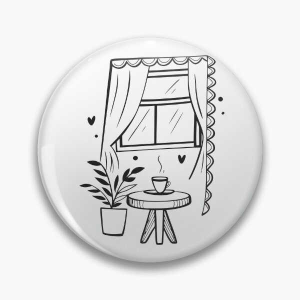 Item preview, Coffee Shop Corner Cozy Café Gift designed and sold by OneLine Studio.