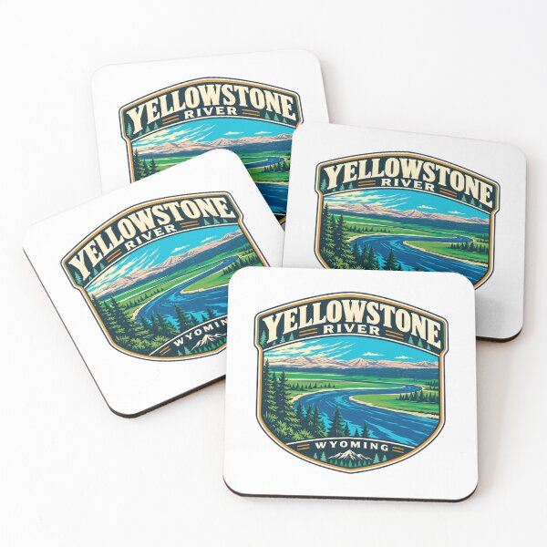 Item preview, Yellowstone River Wyoming National Park Travelers Hiking Camping designed and sold by RetroMini2026.