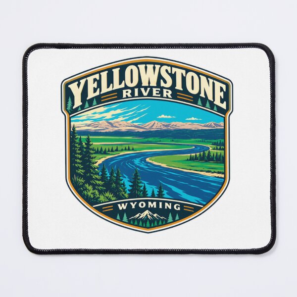 Item preview, Yellowstone River Wyoming National Park Travelers Hiking Camping designed and sold by RetroMini2026.