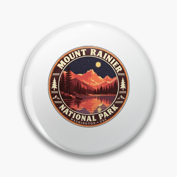 Item preview, Mount Rainier National Park Washington Usa Souvenir Traveler Hiking Outdoors Nature designed and sold by RetroMini2026.