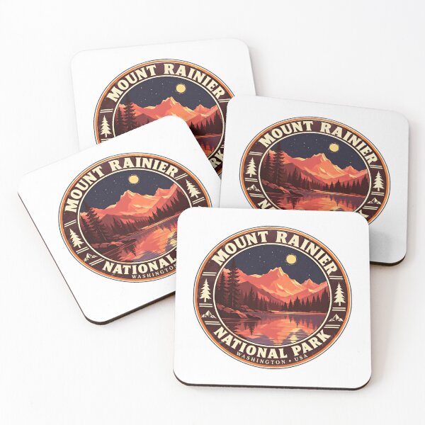Item preview, Mount Rainier National Park Washington Usa Souvenir Traveler Hiking Outdoors Nature designed and sold by RetroMini2026.