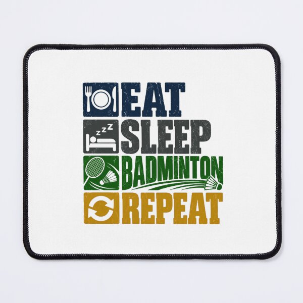 Item preview, Eat Sleep Badminton Repeat Badminton Player Sport Lover Gift designed and sold by SEEM-drawing.