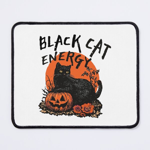 Item preview, Black Cat Energy Shirt, Funny Halloween Tshirt, Black Cat Halloween Tee, Spooky Season Graphic designed and sold by gidel-sales.