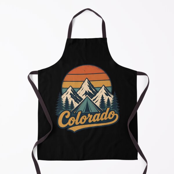 Item preview, Colorado Mountain Camping Retro Sunset Nature Outdoor  designed and sold by Zizo-DR44.