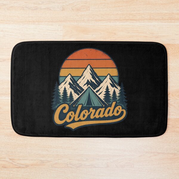 Item preview, Colorado Mountain Camping Retro Sunset Nature Outdoor  designed and sold by Zizo-DR44.