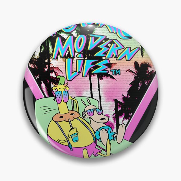 Item preview, RockoS Modern Life Rocko And Heffer Tropical designed and sold by Kawaiicupucaku.