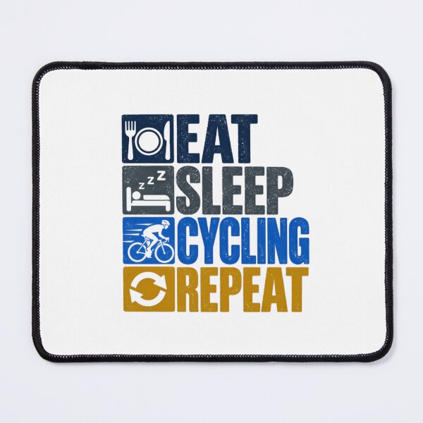 Item preview, Eat Sleep Cycling Repeat Cyclist Biking Hobby designed and sold by SEEM-drawing.