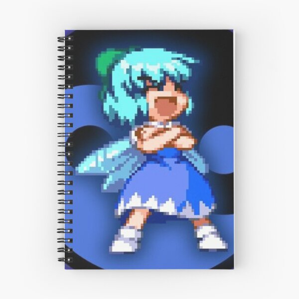 Item preview, Retro Pixel Art Cirno Anime Sticker - Touhou Project Gaming Decal designed and sold by FactsAbsolutely.