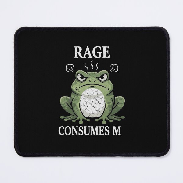 Item preview, Angry Rage Frog Funny Grumpy Amphibian Meme Design designed and sold by MiALopezArt.