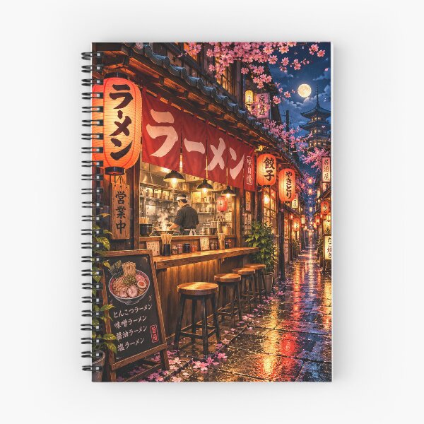 Item preview, Rainy Night Ramen Alley designed and sold by Smoimi.