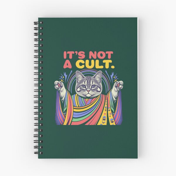Item preview, Funny Cat Cult IT_S NOT A CULT designed and sold by OfGivingArt.