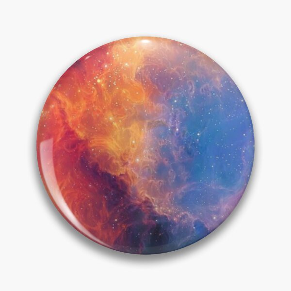 Item preview, Vibrant Deep Space Nebula Galaxy Sticker - Cosmic Abstract Mouse Pad designed and sold by FactsAbsolutely.
