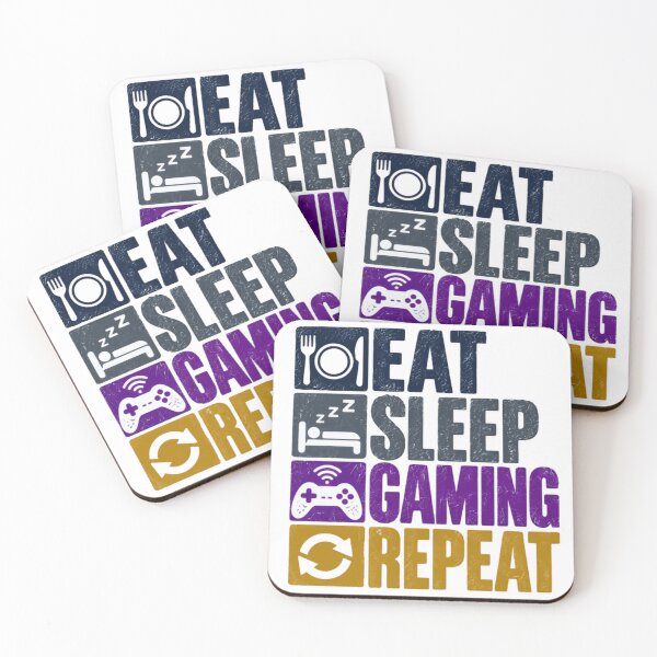 Item preview, Eat Sleep Gaming Repeat Gamer Gaming Player designed and sold by SEEM-drawing.