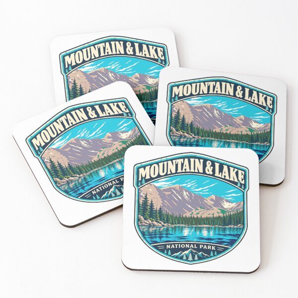 Item preview, Mountain & Lake National Park Hiking Camping Adventure Outdoors designed and sold by JonesFlora2025.