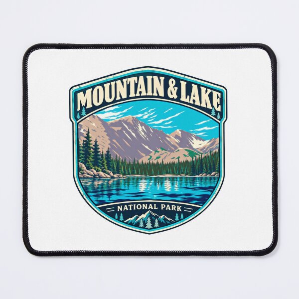 Item preview, Mountain & Lake National Park Hiking Camping Adventure Outdoors designed and sold by JonesFlora2025.