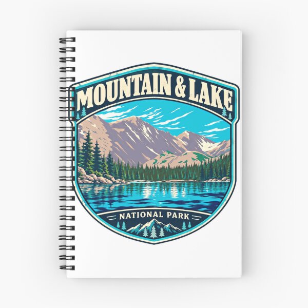 Item preview, Mountain & Lake National Park Hiking Camping Adventure Outdoors designed and sold by JonesFlora2025.