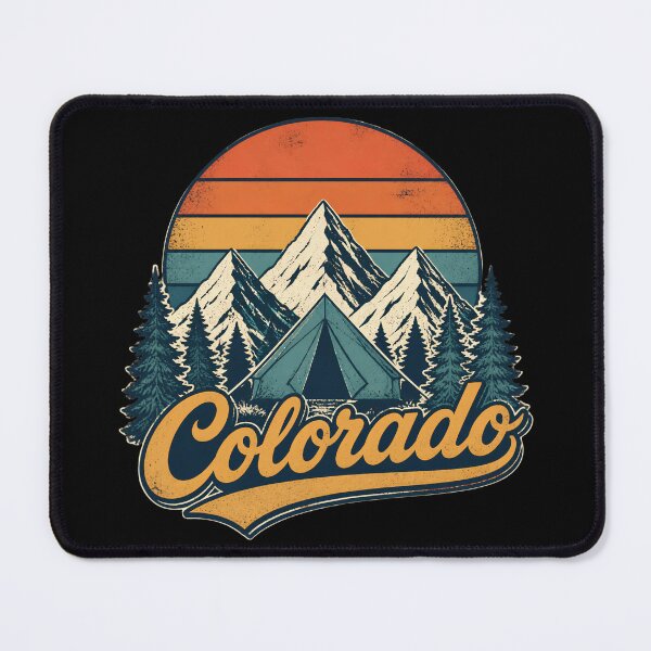 Item preview, Colorado Vintage Camping Mountain Forest Sunset Gift designed and sold by Zizo-DR44.