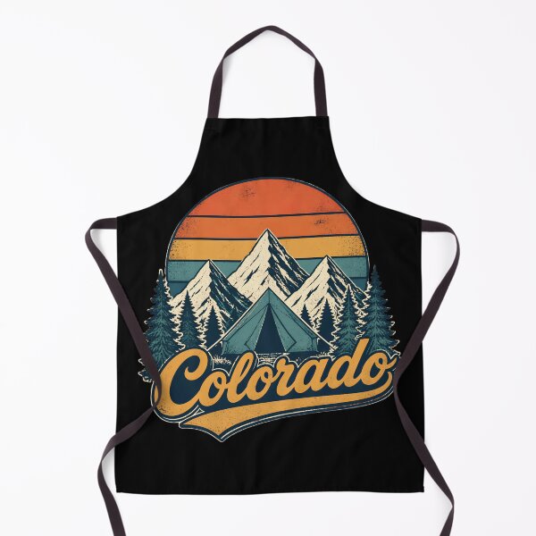 Item preview, Colorado Vintage Camping Mountain Forest Sunset Gift designed and sold by Zizo-DR44.