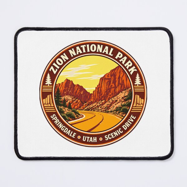 Item preview, Zion National Park Springdale Utah Scenic Drive National Park Travel Hiker Souvenir designed and sold by NeedForParks.