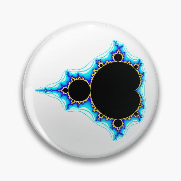 Item preview, Cyan Electric Mandelbrot Set Fractal Geometry Shapes Mania designed and sold by Shapes-Mania.