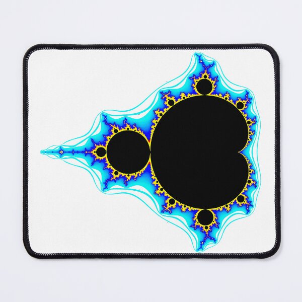 Item preview, Cyan Electric Mandelbrot Set Fractal Geometry Shapes Mania designed and sold by Shapes-Mania.