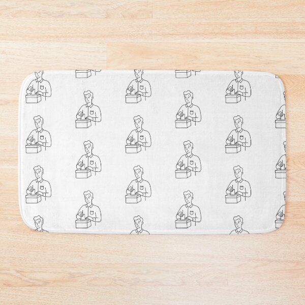 Item preview, A person dropping a ballot into a vote box designed and sold by rasagamastore.