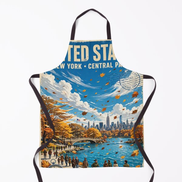 Item preview, United States – Central Park | Iconic Harbor & American Heritage designed and sold by DibujandoPorfa.