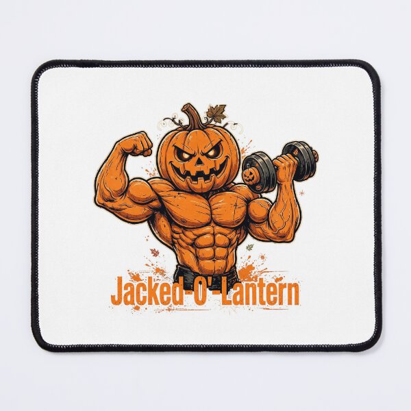 Item preview, Jacked-O'-Lantern - Funny Halloween Pumpkin Gym Design designed and sold by D-Int.