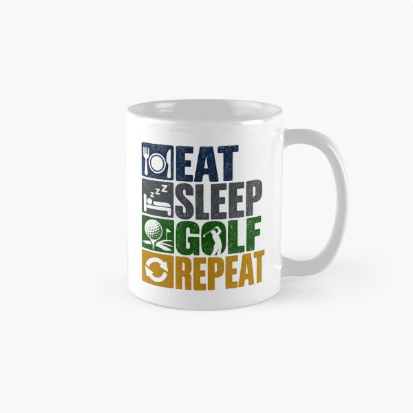 Item preview, Eat Sleep Golf Repeat Golfer Golfing Hobby Player designed and sold by SEEM-drawing.