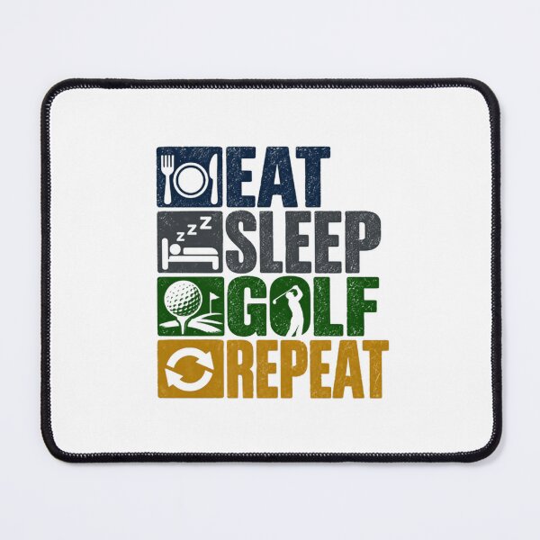 Item preview, Eat Sleep Golf Repeat Golfer Golfing Hobby Player designed and sold by SEEM-drawing.