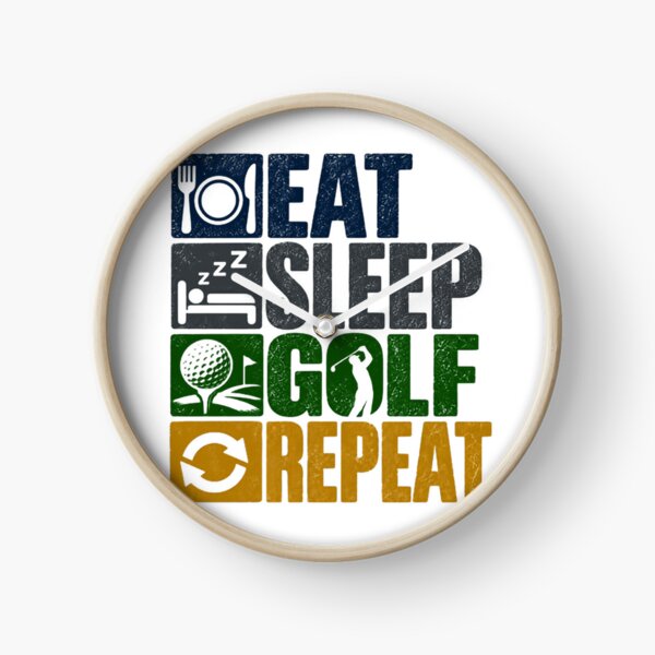 Item preview, Eat Sleep Golf Repeat Golfer Golfing Hobby Player designed and sold by SEEM-drawing.