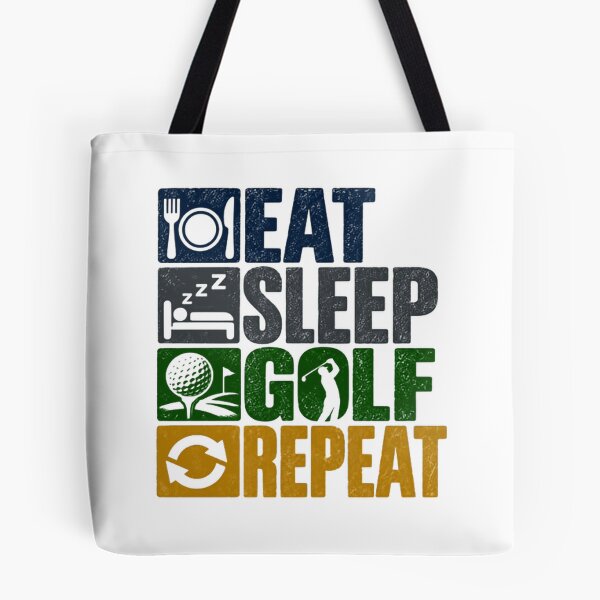 Item preview, Eat Sleep Golf Repeat Golfer Golfing Hobby Player designed and sold by SEEM-drawing.