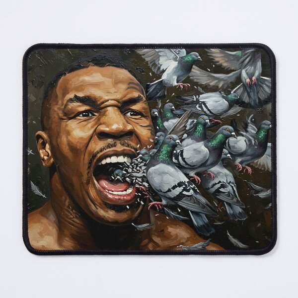 Item preview, Mike pigeon powers oil painting artwork designed and sold by Theriddler1.