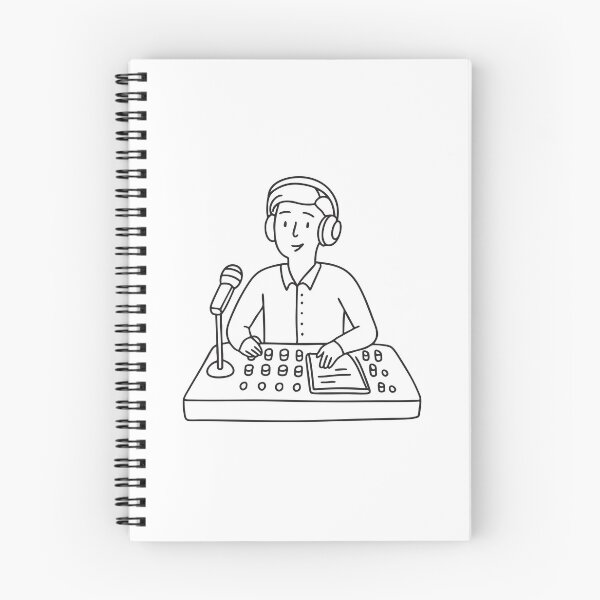 Item preview, A radio host adjusting audio levels while speaking designed and sold by rasagamastore.