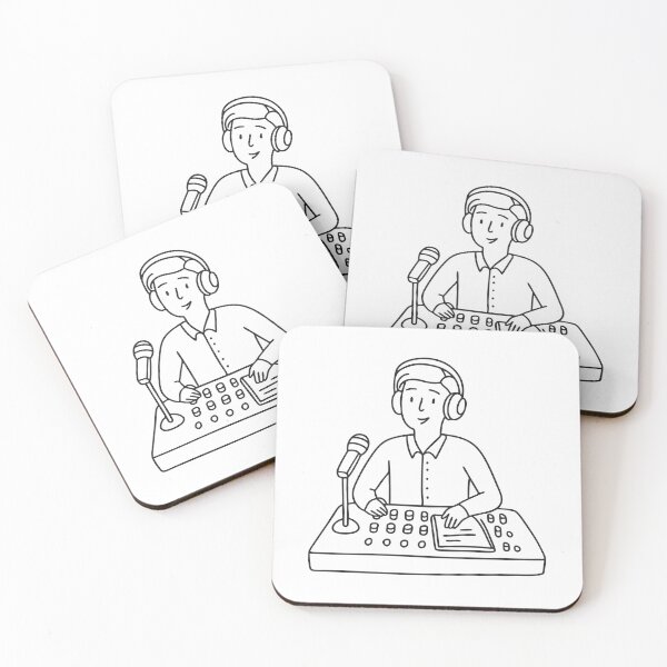 Item preview, A radio host adjusting audio levels while speaking designed and sold by rasagamastore.