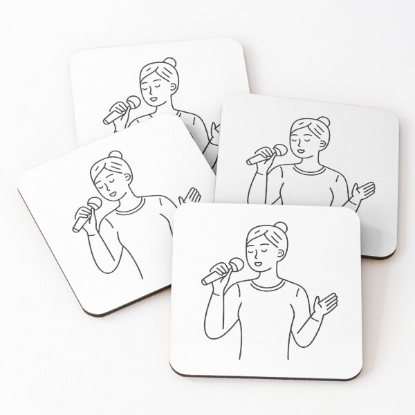 Item preview, A singer warming up with vocal exercises designed and sold by rasagamastore.