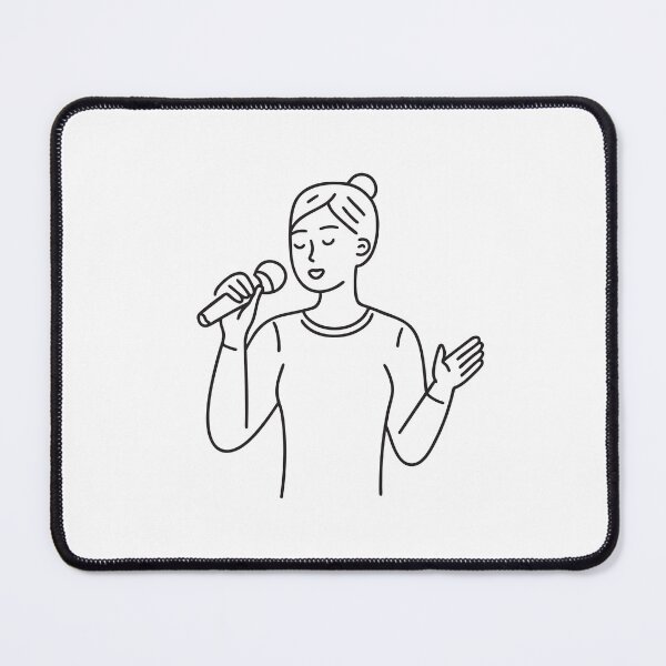 Item preview, A singer warming up with vocal exercises designed and sold by rasagamastore.