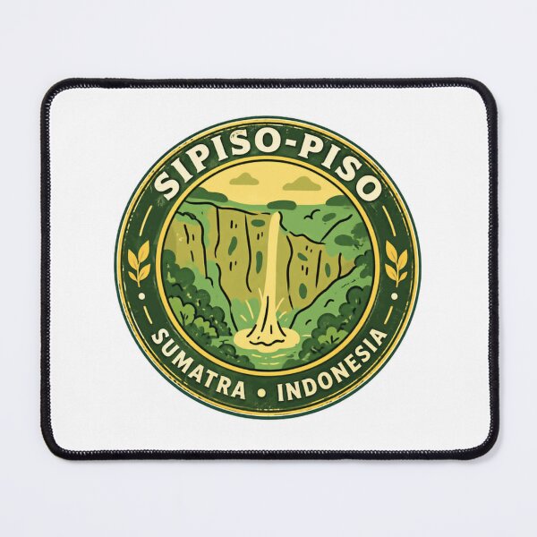 Item preview, Sipiso-Piso Sumatra Indonesia Waterfall Travel Souvenir designed and sold by NeedForParks.