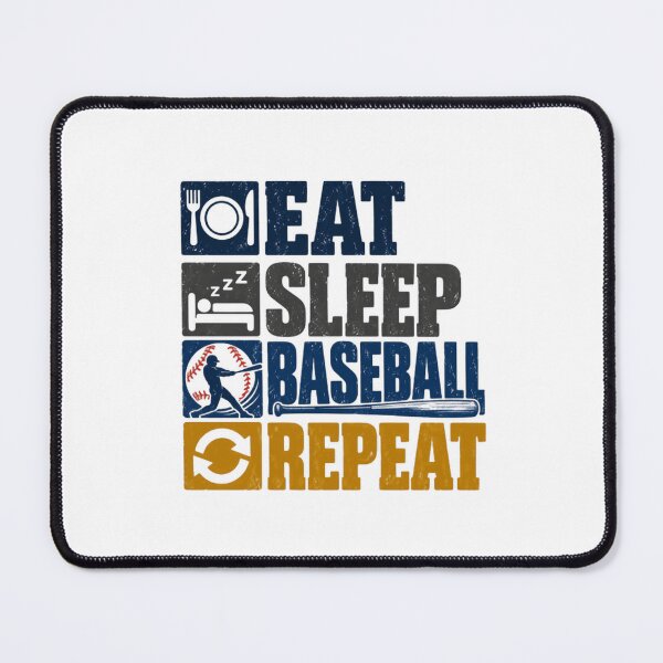 Item preview, Eat Sleep Baseball Repeat Baseball Player Fan Lover designed and sold by SEEM-drawing.