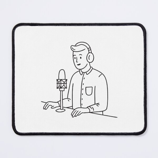 Item preview, A voice actor recording lines in a sound booth designed and sold by rasagamastore.