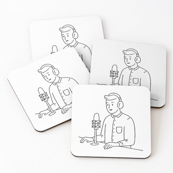 Item preview, A voice actor recording lines in a sound booth designed and sold by rasagamastore.